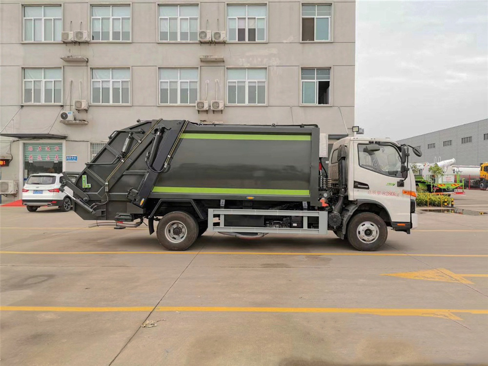 國(guó)六8立方江淮V7壓縮垃圾車